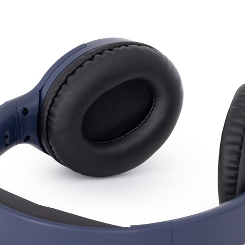 Image of Egghead Premium Foldable Headphone with Padded Ear Cushions, Adjustable Headband, Pivoting Earcups, Tangle-Resistant Cord, and Storage Bag, Pack of 10