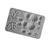 Fabriqué en silicone, ce pendentif animal marin dispose de méduses, de poissons, de coraux, de coquillages et de crabes, offrant une créativité infinie pour la fabrication de bijoux et l'artisanat