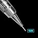 ATOMUS 10pcs Eyebrow Tattoo Cartridge Needles Disposable Permanent Makeup Tattoo Needles for Eyebrow Eyeliner Tattoo Machine (5R)