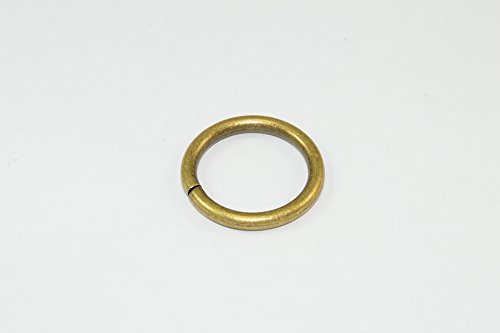 100 x Curtain Drape Rings ID 20mm Antique Effect Plated Steel Rod/Pole