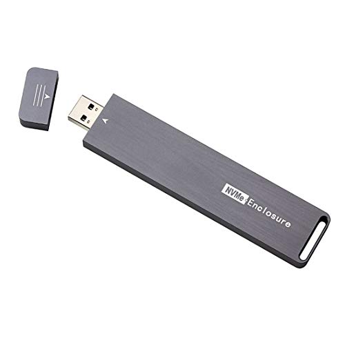 Caja externa USB 3.0 para SSD M.2 NVMe 4TB miniatura 1