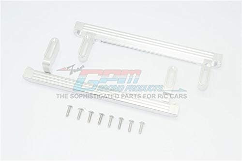 Aluminum Side Steps For Traxxas TRX-4 Mercedes-Benz G500 (82096-4) / TRX-6 Mercedes-Benz G63 (88096-4) - 1Pr Set Silver
