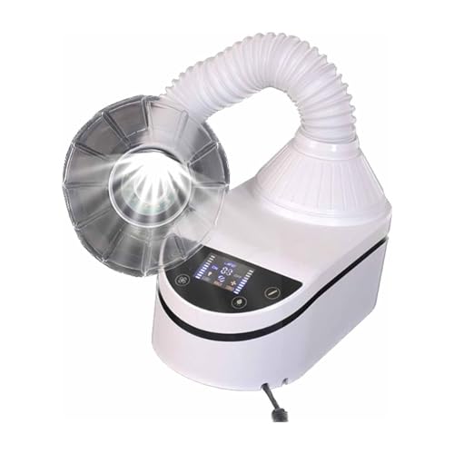 Aspirador Dental, Extractor de succión de Polvo de Mesa 230W con Ventilador y led, colector de Polvo de Banco de Trabajo de Pulido para Laboratorio Dental