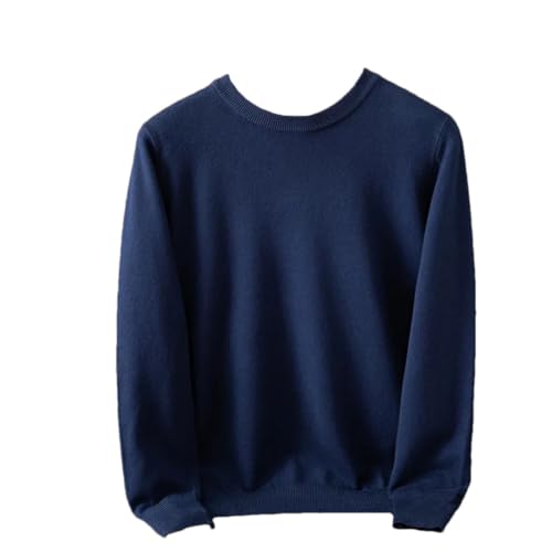 Men's Spring Autumn Merino Wool Pullover Sweater Men O-Neck Long Sleeve Cashmere Knitwear Pullover