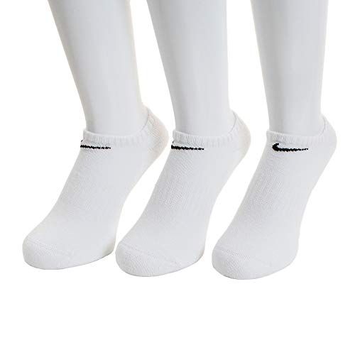 Image of Nike Unisex Adult Everyday Cushioned Training No-Show Socks (3-Pack) | Mens and Womens