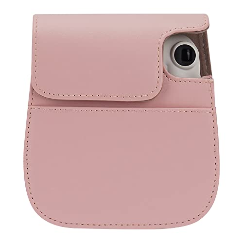 Camera Case Compatible With Fujifilm Instax Mini 11/ 9/ 8/ 8+ Instant Camera With Adjustable Strap And Pocket (Pink) #TOP2