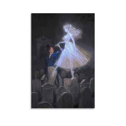 Póster vintage de ballet con diseño de princesa, póster divertido de caballero, lienzo impreso, pintura fotográfica, dormitorio, baño, sala de estar, regalo, 40 x 60 cm, sin marco
