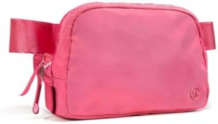 Pander Two Way Zipper Fanny Pack Nylon Everywhere Belt Bag for Women, Water Repellent Waist Packs, Crossbody Bags with Adjustable Strap (Hot Pink). - Image 10