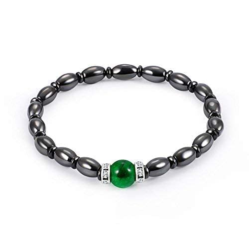 Set di gioielli vintage in rame puro, braccialetto magnetico regolabile, anello per artre energetica per donne e uomini  36