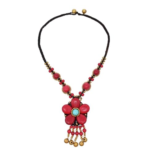 Collar de campana de flores tejidas para un look bohemio único en festivales 1
