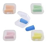 Fácil de llevar: el material de los tapones para los oídos es un tipo de material de esponja viscoelástica, que puede restaurar su estado original gradualmente después de presionar para ayudarte a usar tapones para los oídos fácilmente.