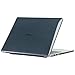 Clip on Case Compatible with Honor MagicBook Pro 14 2025, Transparent Hard Shell Protective Cover,Black