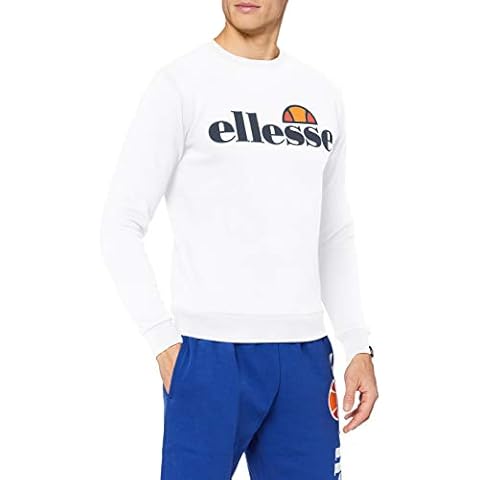 ellesse Men's Agata Sweatshirt in White Cover