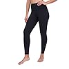 90-Degree-By-Reflex-Womens-Power-Flex-Yoga-Pants 90 Degree by Reflex Power Flex Yoga Pants - High Waist Squat Proof Ankle Leggings with Pockets for Women - Black - Large