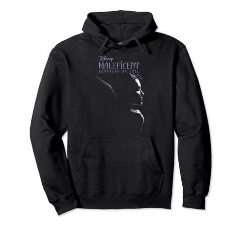 Sweat Maleficent Disney noir avec capuche et logo officiel Mistress Of Evil