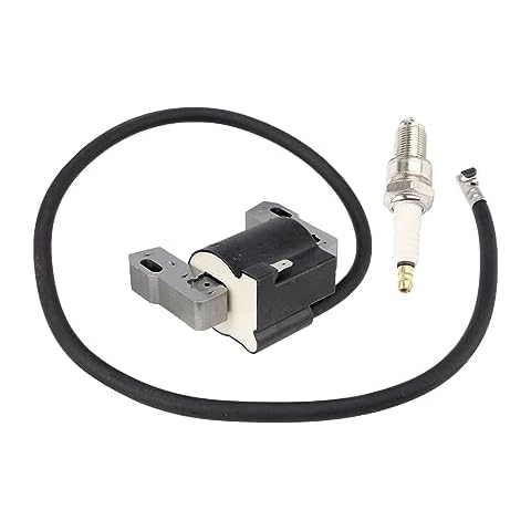 RYTIME 398811 Ignition Coil Solid State Module Compatible with Briggs Stratton 398265 395326 395492 298968 293366 7HP-16HP Horizontal Vertical Single Cylinder Engines with Spark plug Cover