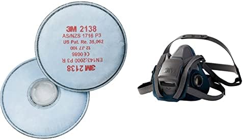 3M Particulate Filter 2138, P3R Particulate Filter with Activated  