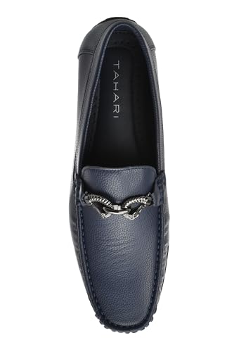 TAHARI Mens Loafers Easy Slip On Design for All Day Comfort4