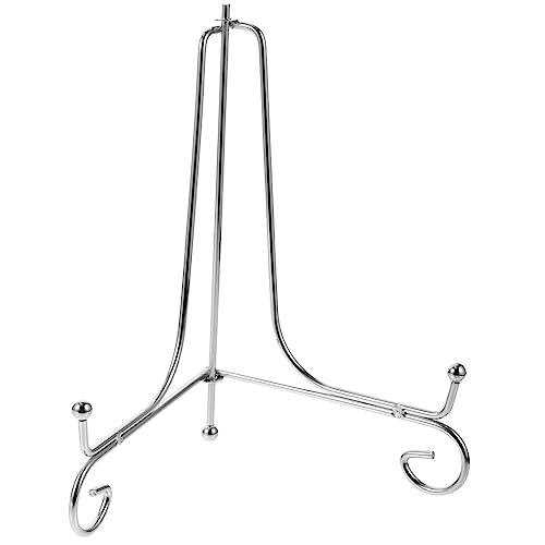 HOOTNEE Iron Display Rack for Plates and Dish Storage Plate Holder Iron Bracket Easel Stand Awards and Tabletop Art