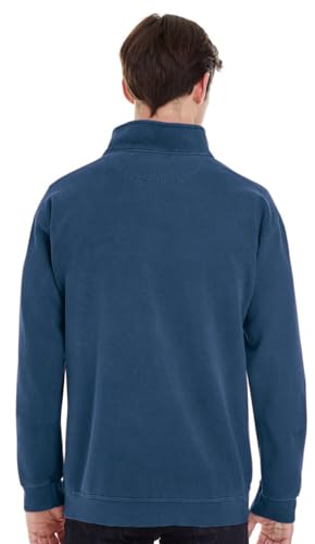Men's Ford Bronco Circle Logo Quarter-Zip Soft-Washed Sweatshirt2