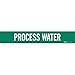Brady 7224-1, 91750 Self-Sticking Vinyl Pipe Marker, (Pack of 50 Cards)