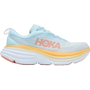 HOKA ONE ONE Bondi 8 Women’s Road Running Shoes Sneakers (Summer Song/Country Air, US Footwear Size System, Adult, Women, Numeric, Medium, 9)