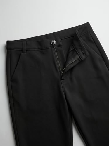 Image of Women's Formal Trousers | Stretch & Regular Fabric Options | Straight Fit Office Wear Pants with Pockets | Casual Trouser for Womens