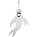 SHEOO 43 Inch Ghost Windsock and Spinners — Includes Hanging Clip - Halloween Hanging Decoration