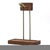 WXXT Houder voor hoofdtelefoon, hoofdtelefoonhouder, houder voor hoofdtelefoon van walnoothout en aluminium, houder voor…