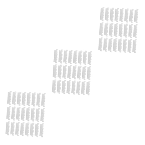 VINTORKY 3sets Single Razor Blade Men's Safety Razor Blades Stainless Steel Barber Face Cutter 100pcs*3