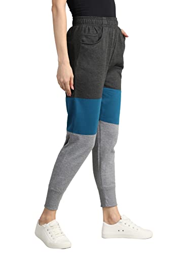 Image of CHKOKKO Women High Rise Gym Wear Sports Fitness Relaxed Track Pant