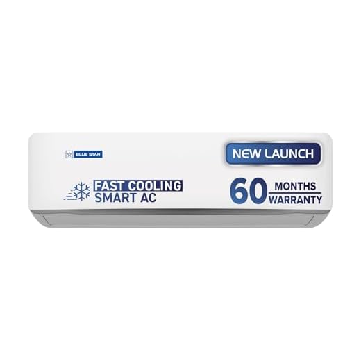 Blue Star 1 Ton 5 Star,New Star rated,Smart Inverter Split AC (Copper, Convertible 5 in 1 Cooling, DigiQ Hepta Sensor, Blue Fins, Self Diagnosis, IA512ZXUS, White)