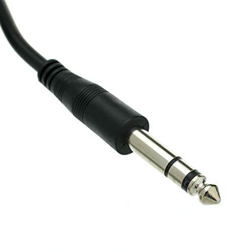 Cable extensor estéreo 1/4 pulg. 15.24 m negro miniatura 2