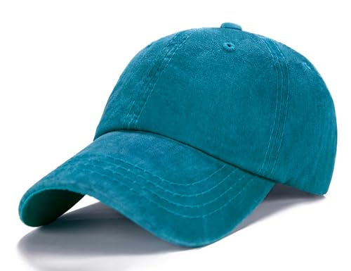 Image of Edoneery Men Women Baseball Cap-Low Profile Adjustable Washed Cotton Golf Dad Hat
