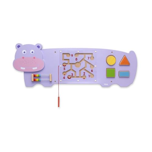 Jeu mural hippopotame VIGA pour l'éveil et la motricité des enfants