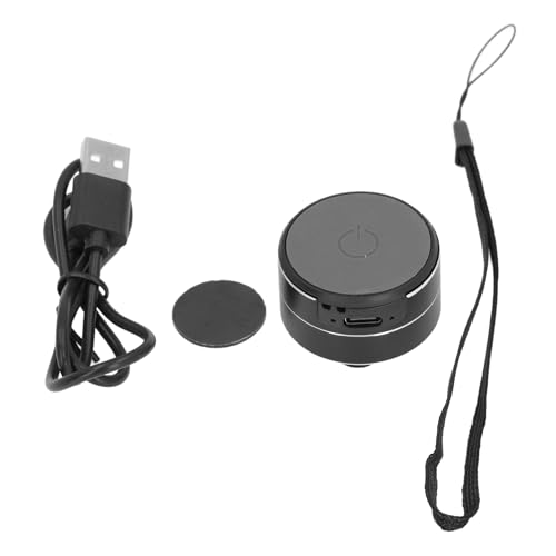 Image of Bone Conduction Speaker, Portable Cordless Bluetooth Speaker Stereo Music Player with Suction Cup Base, Support Dual Speaker Pairing Connection (Black)