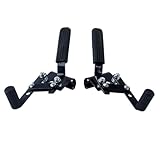 Levier de frein pour fauteuil roulant : la poignée de frein spéciale est divisée en frein avant et arrière et a une sensibilité, ce qui a un effet positif sur les personnes et un arrêt et un déplacement stables.