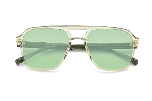 Image of Sleep Glasses for 99.9% Blue Light Glasses Dual AR Coatings Green Lens for Computer Gaming Reduce Eyestrain