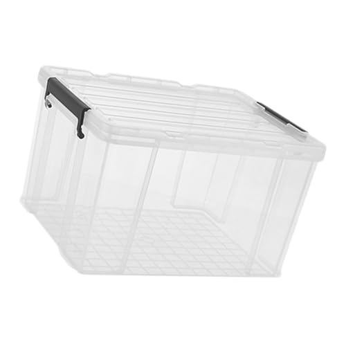 Boîte de rangement plastique blanc 30l pour solutionner le désordre - 2