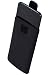 Produktbild Favory Tasche Etui kompatibel mit Gigaset GS290 Hülle aus echtes Leder Schutzhülle (Lasche mit Rückzugfunktion) in schwarz