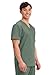 Cherokee Scrub for Men's Tuckable V-Neck Top with 1 Chest Pocket, Pen Slot, Ultra Soft, Durable, 2-Way Stretch Fabric - WW690, L, Olive