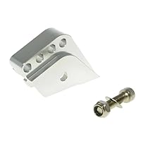 Höherlegungssatz CNC 4-Loch Platin für Peugeot stehend, Silber