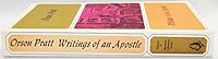 Orson Pratt: Writings of an apostle B00070S62W Book Cover