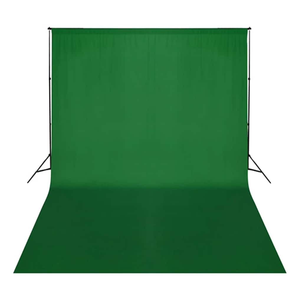 Set de estudio fotográfico con 3 LED de luz continua, softboxes, trípodes de aluminio, fondo de algodón verde para fotografía, streaming, vlogging y fotografía de productos, regulable, sin