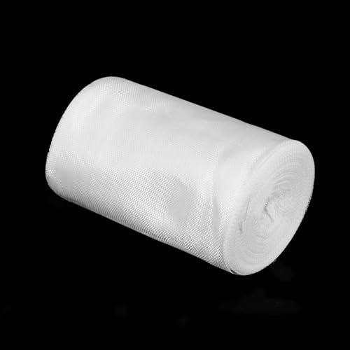 Image of MECCANIXITY 1pcs Fiberglass Cloth Tape 30m(33 Yard) x145mmx0.15mm C Glass Fiber Fiberglass Mesh Glass Fiber Mesh Woven Fiberglass Fabrics Insulation Tape for Reinforcement Repair