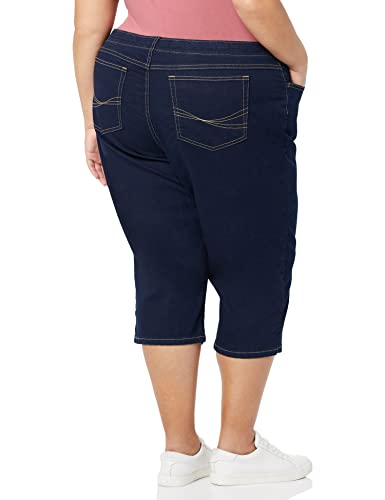 Riders by Lee Indigo Women's Plus Size Comfort Collection Denim Capri