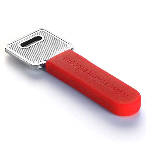 Silicone Key Cover Sheath for Car Key. Bike or House Key Sleeve. Prevents Pocket Holes and Paint Scratches. Cut to Size. (red)