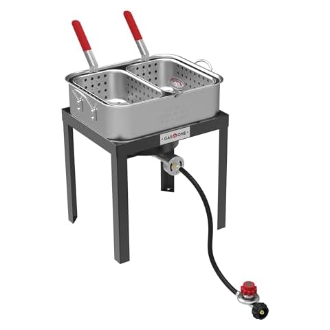 Gas One 18Qt Double Fryer Cover