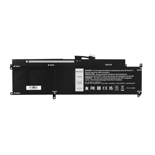 KHlove 34Wh XCNR3 Batterie pour Dell Latitude 13 7370 E7370 Ultrabook Serie XCNR3 0XCNR3 WY7CG MH25J P63NY N3KPR 4H34M G7X14 0G7X14 Notebook Battery