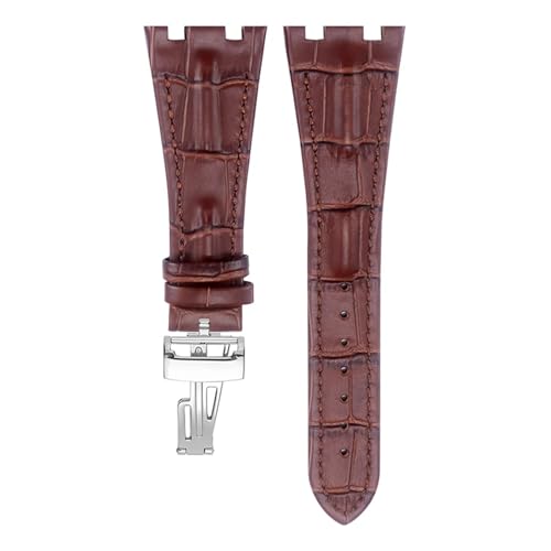 [ɂ] Compatible With Audemars Piguet Royal Oak Offshore 15710 15703 26470 WristBand Compatible With AP Folding Buckle 28mm(05 